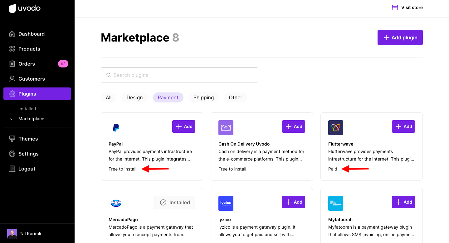 Uvodo marketplace