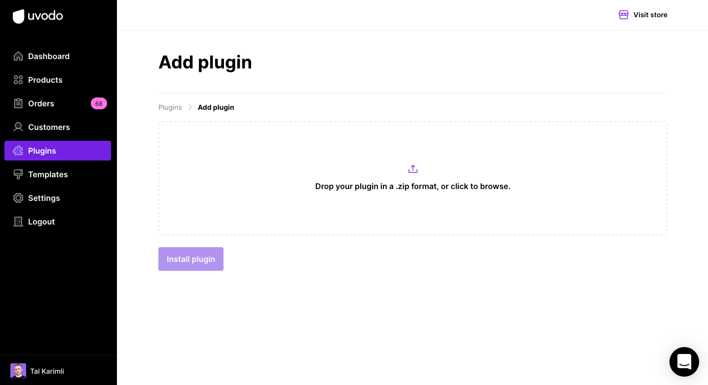 Uvodo theme editor