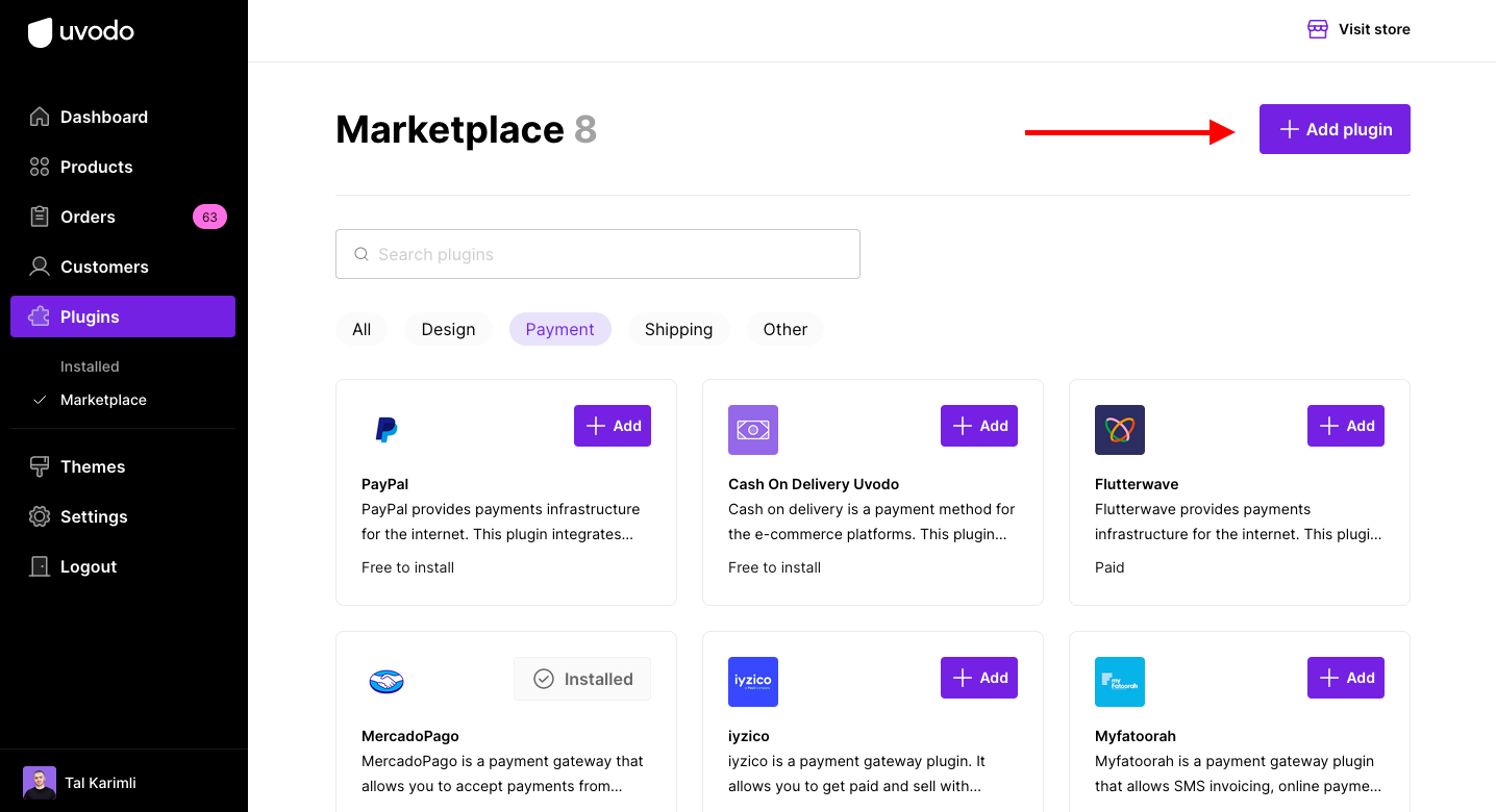 Uvodo marketplace