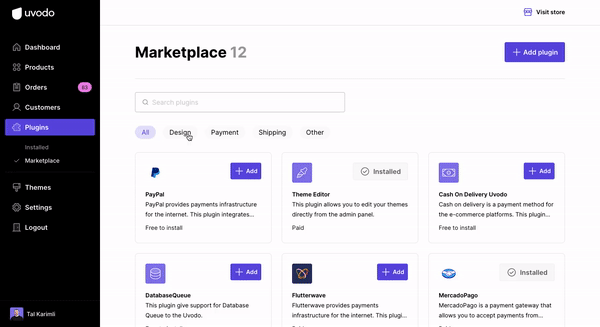 Uvodo marketplace